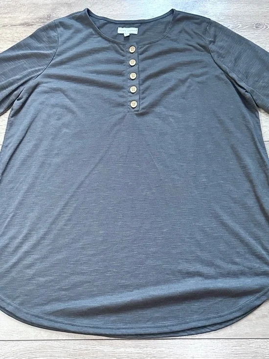 Simply Southern Long Sleeve Henley - Picture 6 of 15